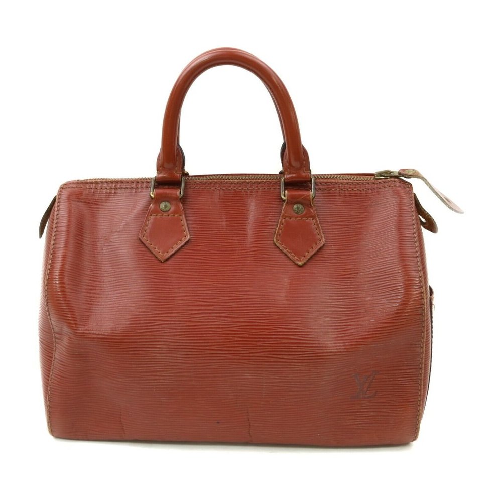 Louis Vuitton LV Hand Bag Speedy 25 Browns Epi